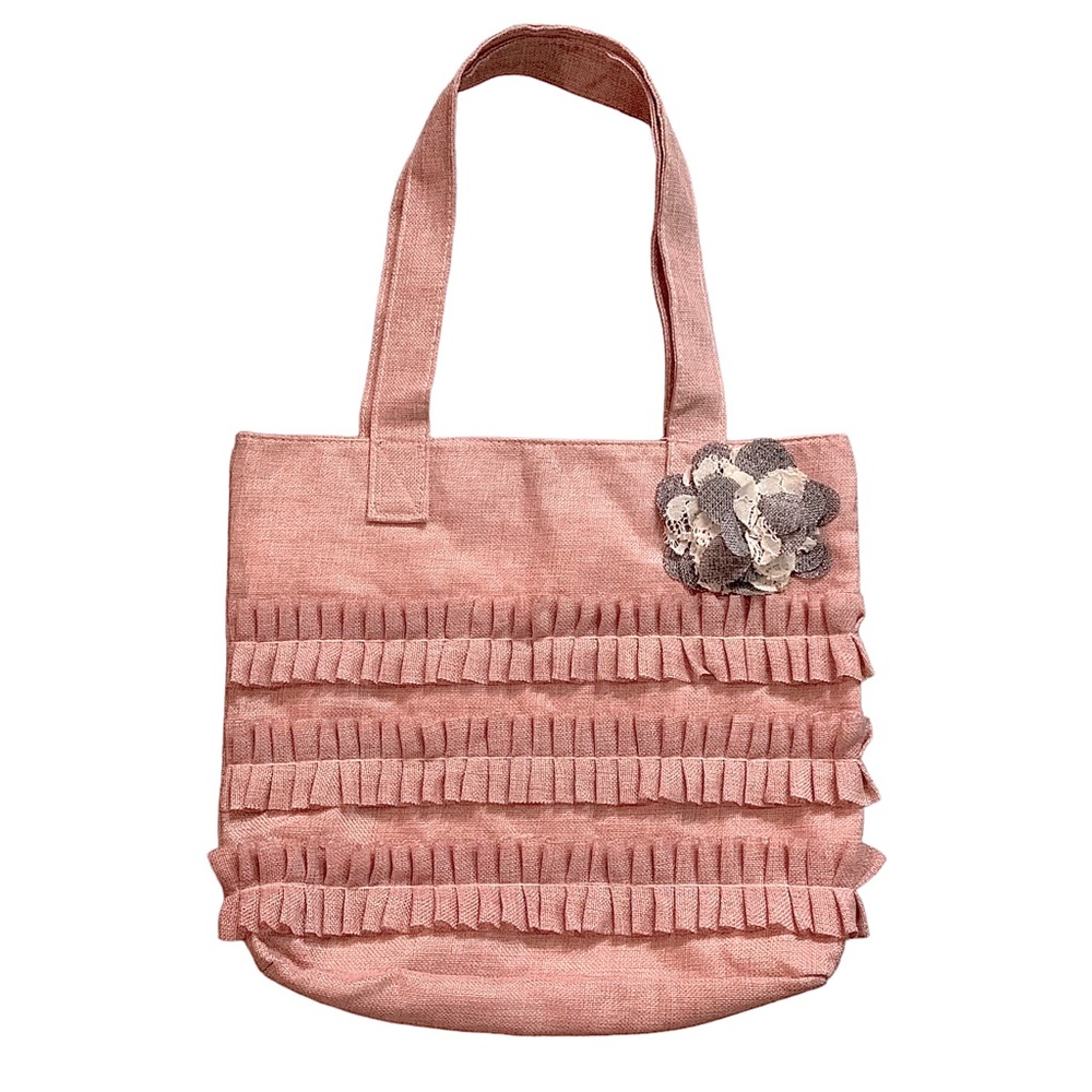 Ruffled Pink Tote/Purse